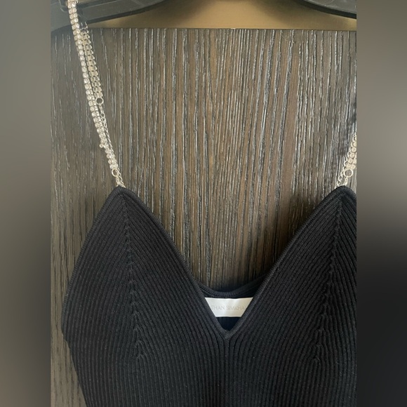 Jonathan Simkhai Crop Top with Rhinestone straps - Picture 2 of 4